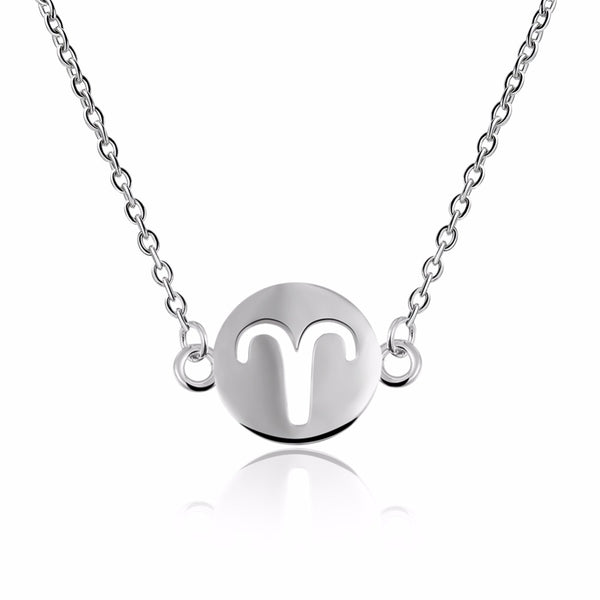 Aries Zodiac Sign Necklace