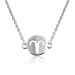 Aries Zodiac Sign Necklace