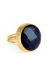 Purple Agate Ring