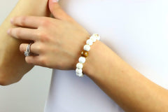 Her Mala Jasper and SandalWood Bracelet