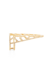 Pave Trinity Gold Ring