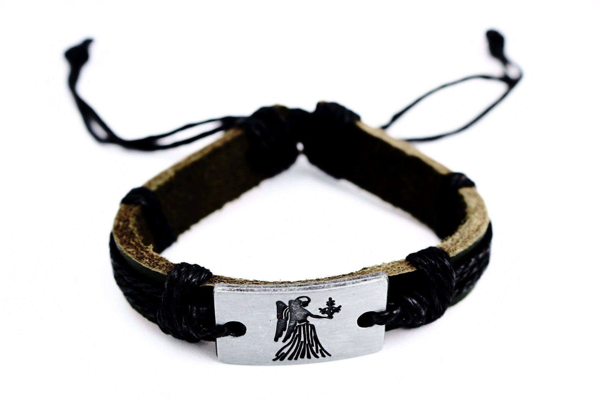 Virgo Leather Cuff Bracelet - Lulugem.com