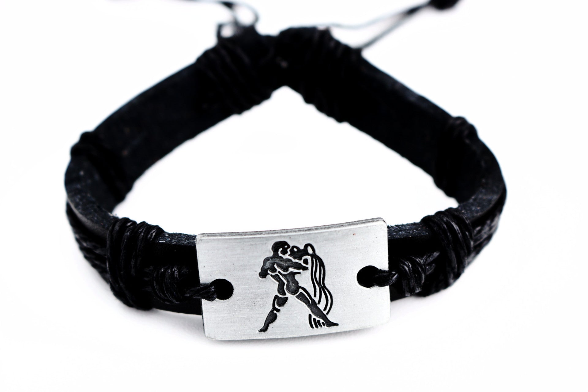 Aquarius Leather Cuff Bracelet - Lulugem.com