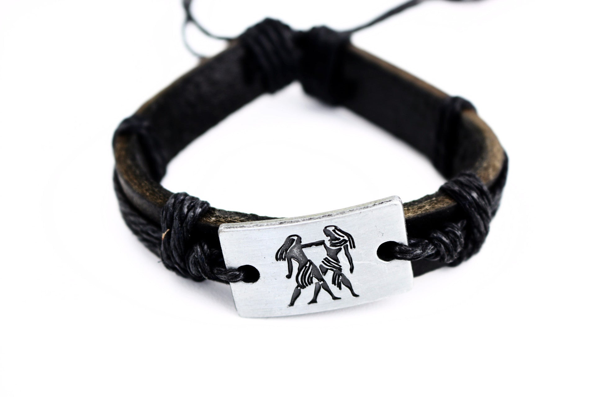 Gemini Leather Cuff Bracelet - Lulugem.com