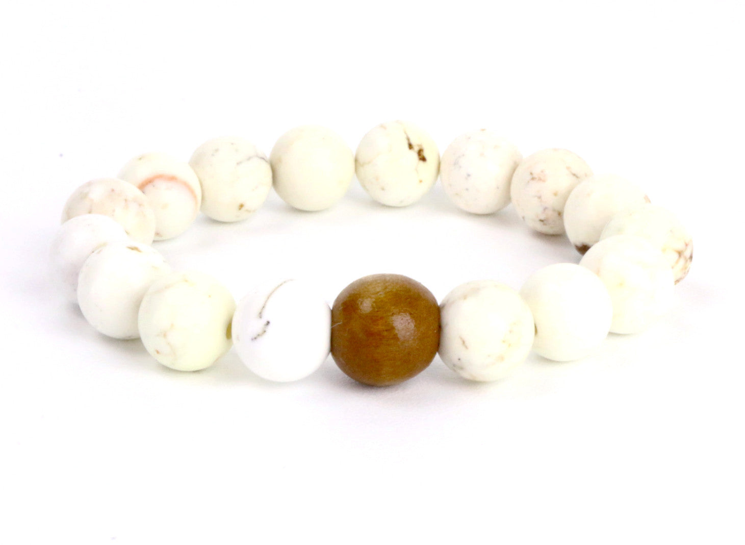 Her Mala Jasper and SandalWood Bracelet