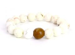 Her Mala Jasper and SandalWood Bracelet