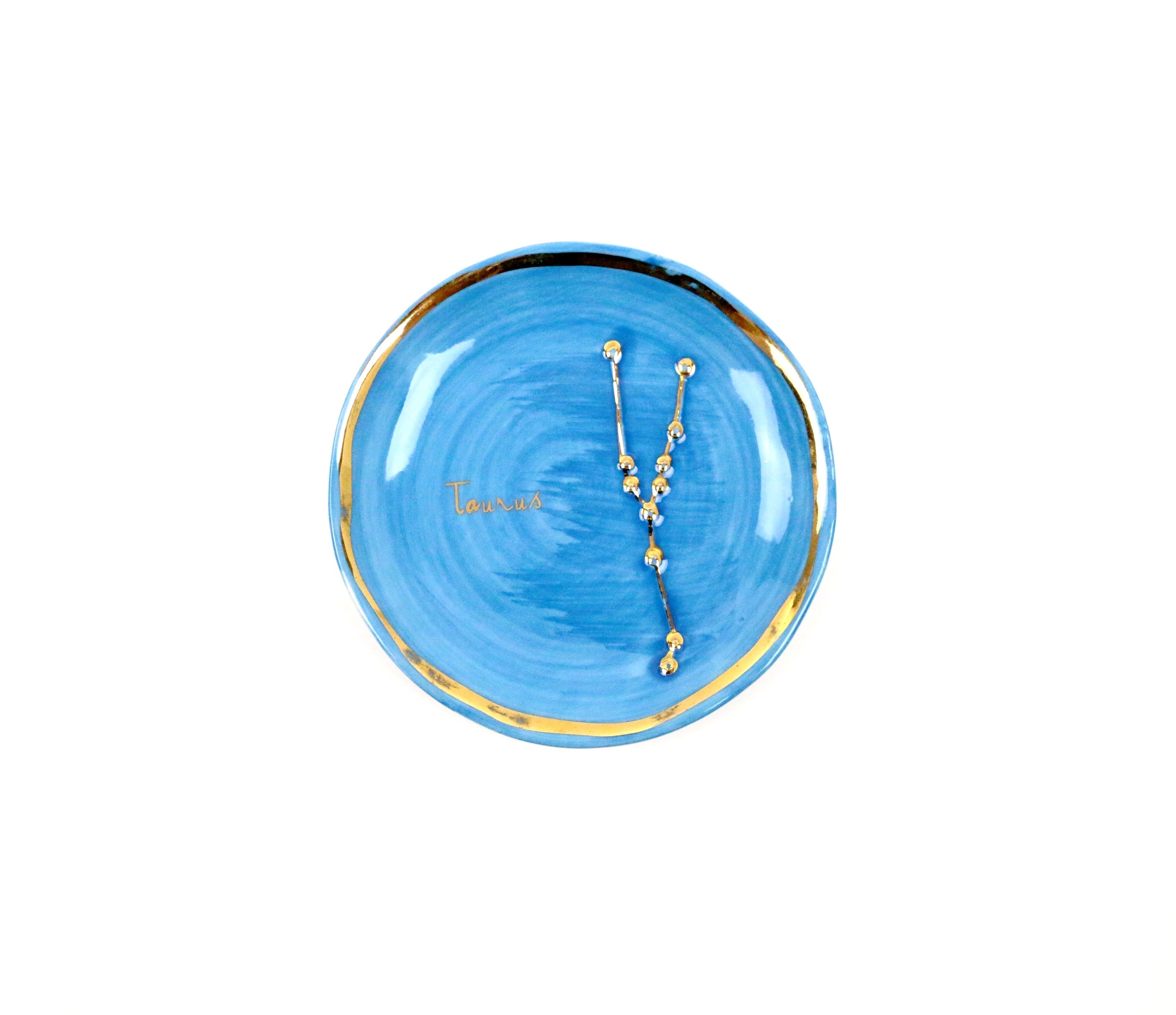 Taurus Zodiac Sign Trinket Dish