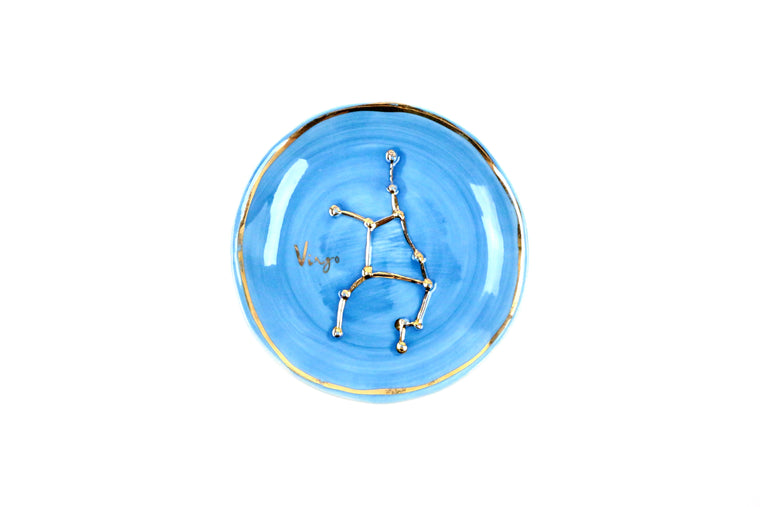Virgo Zodiac Sign Trinket Dish