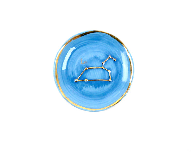 Leo Zodiac Sign Trinket Dish