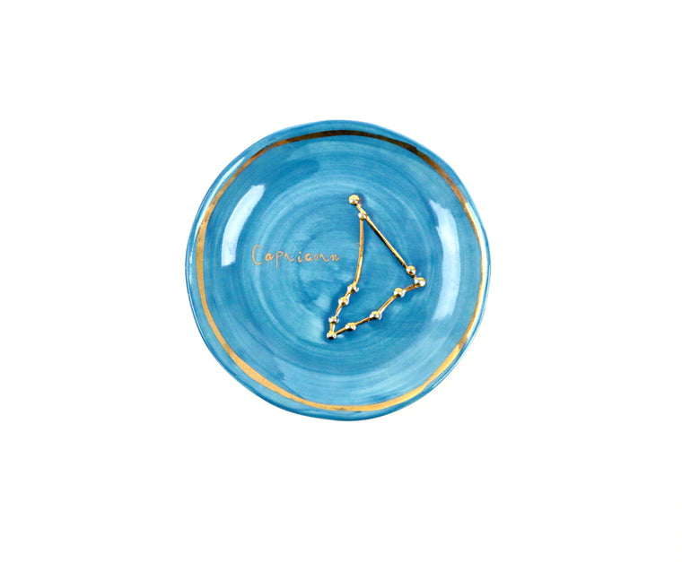 Capricorn Zodiac Sign Trinket Dish