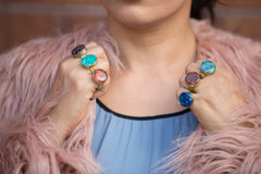 Jasper Beads Gemstone Ring