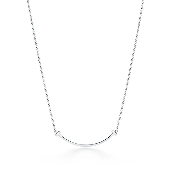 The Smile Silver Necklace - Lulugem.com