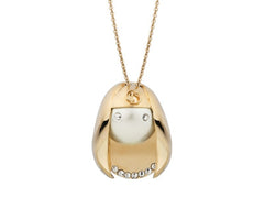 Virgo Zodiac Golden Pearl Necklace