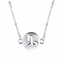 Capricorn Women's Necklace Zodiac Pendant Sign Chain