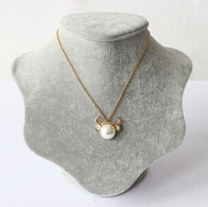 Taurus Zodiac Golden Pearl Necklace