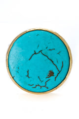Turquoise Gemstone Gold Ring - Lulugem.com