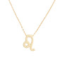 Aries Zodiac White Gold Necklace - Lulugem.com