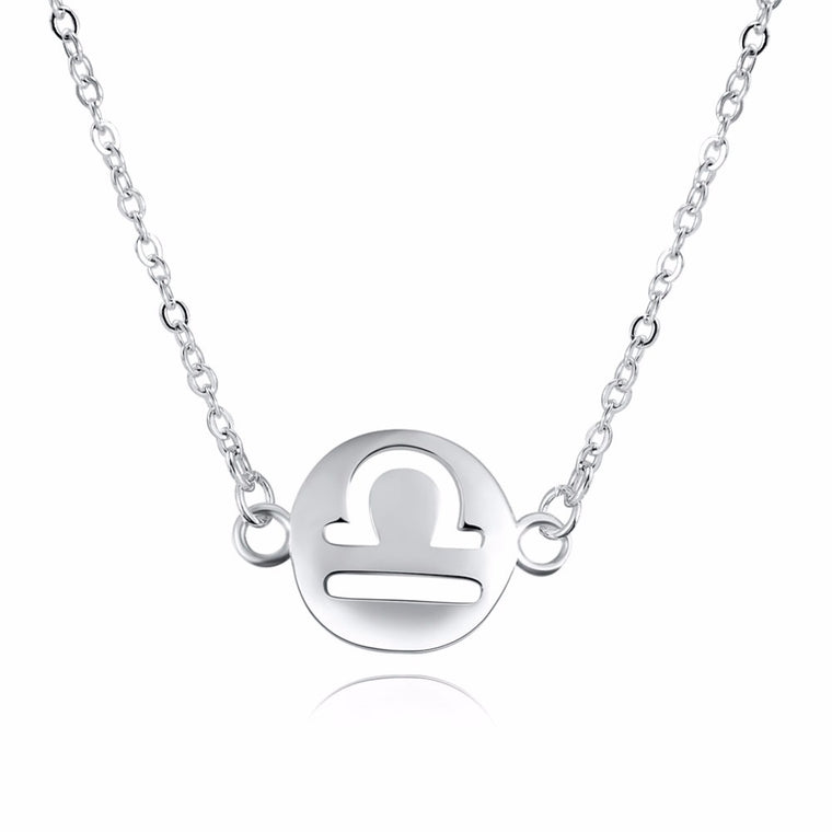 Libra Zodiac Sign Necklace