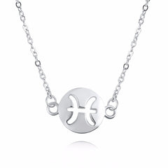 Pisces Zodiac Sign Necklace