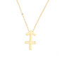 Sagittarius Zodiac Sign Necklace Gold