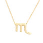 Aries Zodiac White Gold Necklace - Lulugem.com