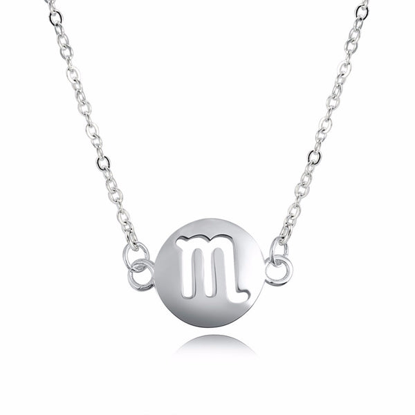 Scorpio Zodiac Sign Necklace