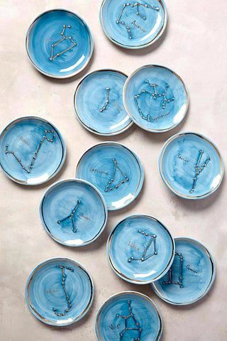 Virgo Zodiac Sign Trinket Dish