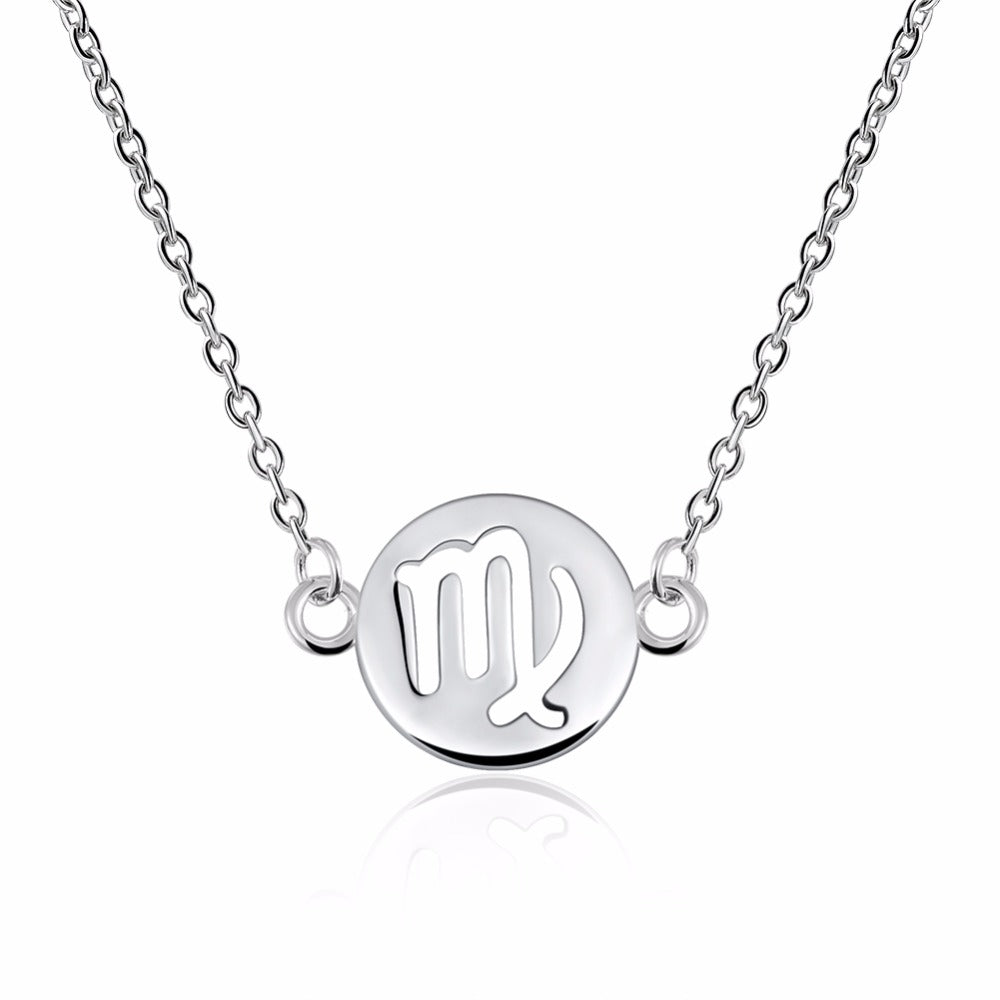 Virgo Zodiac Sign Necklace