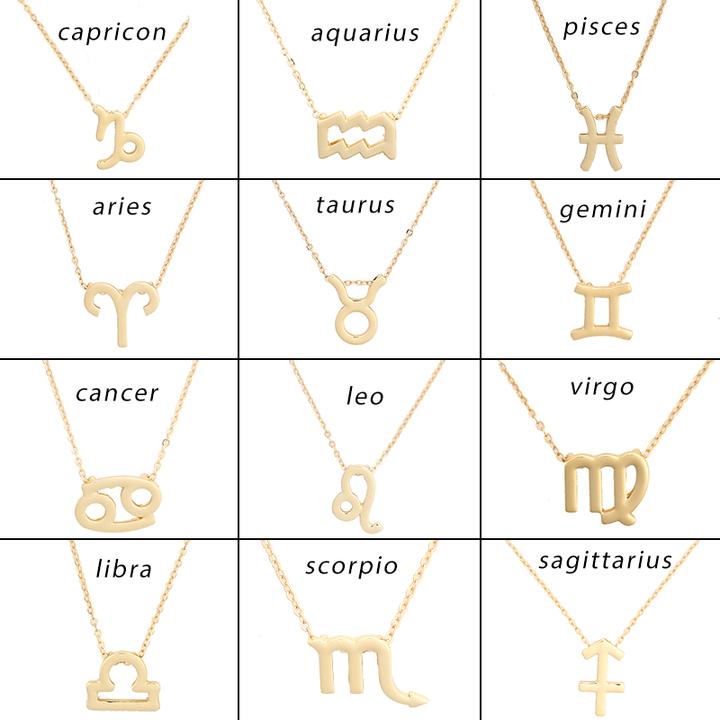 ARIES ASTROLOGY NECKLACE - MARCH 21 TO APRIL 19 – Brooke Gregson LLC
